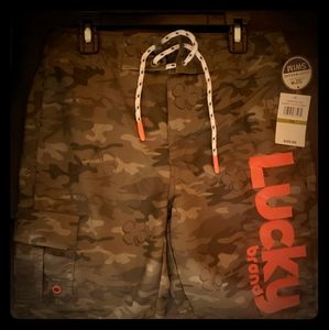 LUCKY size 14 boys swim trunks